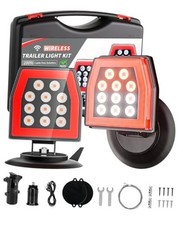 Wireless Trailer Lights, Magnetic LED Trailer Lights with Adjustable Bracket,