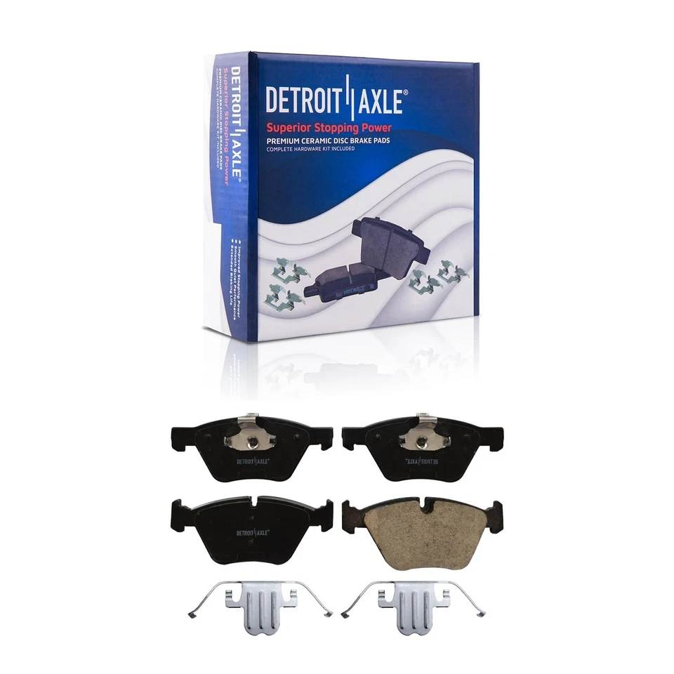 11.81'' FRONT DRILLED Rotors Ceramic Pads Kit for BMW 128i 325i 325xi 328i 328xi - Image 4 of 4