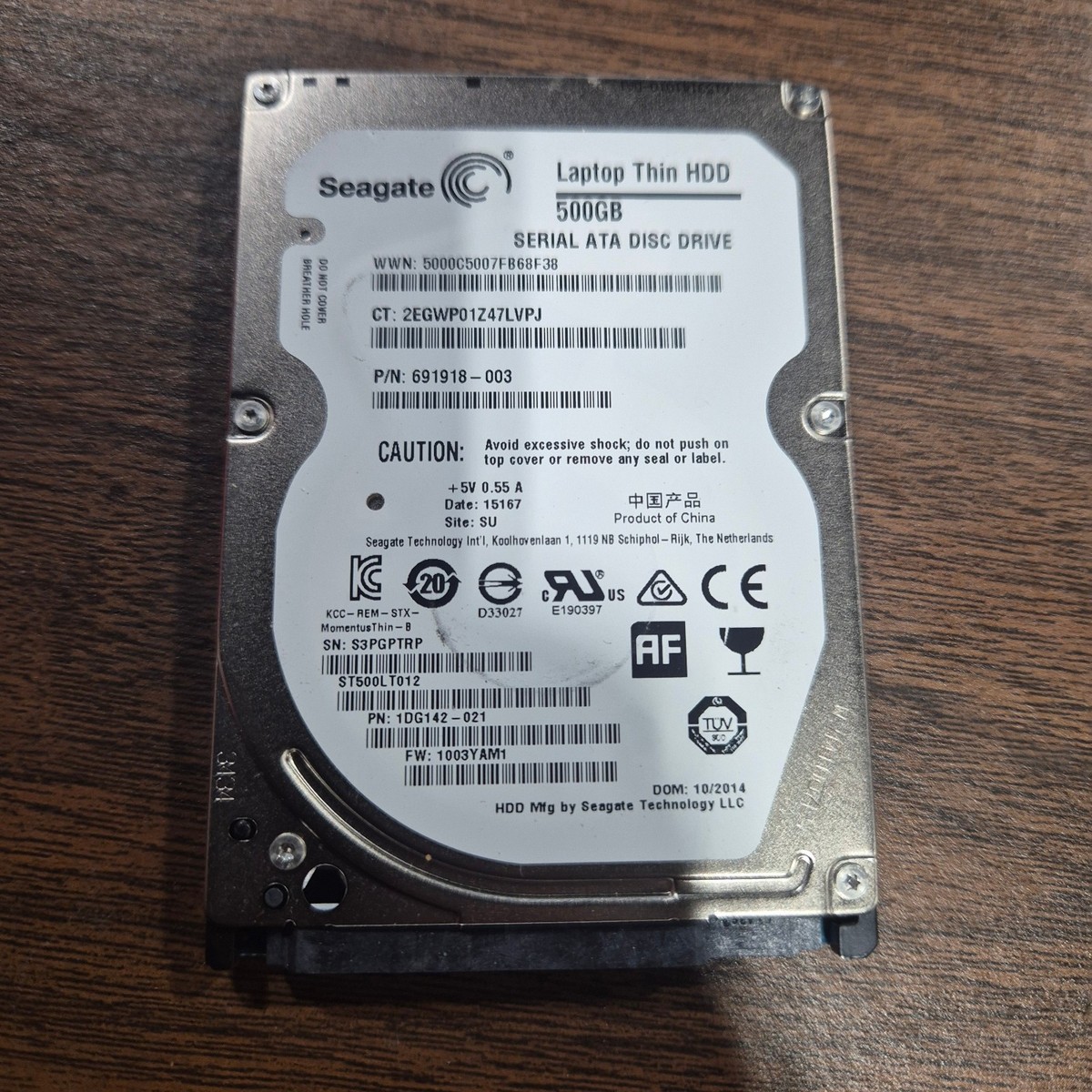 Seagate ST500LT012 500GB SATA 2.5