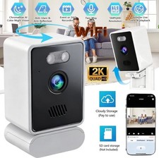 Mini Home Security Camera 2K WiFi 2-Way Audio Night Vision Baby Pet Monitor US