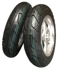 2 pieces complete wheel 3.50 -10 scooter 125ccm 51J TL alloy rims tires front & rear