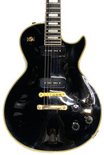 Edwards by ESP Les Paul Custom Guitar E-LP-130CD/P Black Seymour Duncan P-90