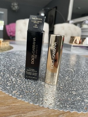 Dolce & Gabbana Classic Cream Lippenstift 520 Koralle Neu mit Karton unbenutzt UVP33 