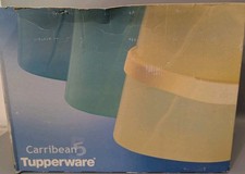 Tupperware Caribbean 5 – Vorratsdosen Set mit Deckeln – Original mit OVP