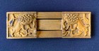 RARE - Antique Chinese Gilt Bronze Fu Dog Belt Buckle — photo 4