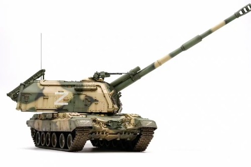 1 35 Russian Army 2S19 MSTA S 152mm Self Propelled Gun Assembly Painted Finished - Picture 4 of 9