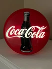 Coca-Cola logo telephone, red, light up, vintage 1995 wall-mounted or free-stand