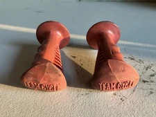 Vintage Old School TEAM CYCLE BMX Grips - Red Cobra Style