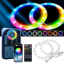 LED Light Strip for PS5 Console 5050 RGB Lights Sync Music 400 Effects 8 Colors