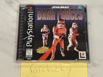 Star Wars: Dark Forces (PS1 PSX Playstation) NEW SEALED BLACK LABEL Y-FOLD W/UPC