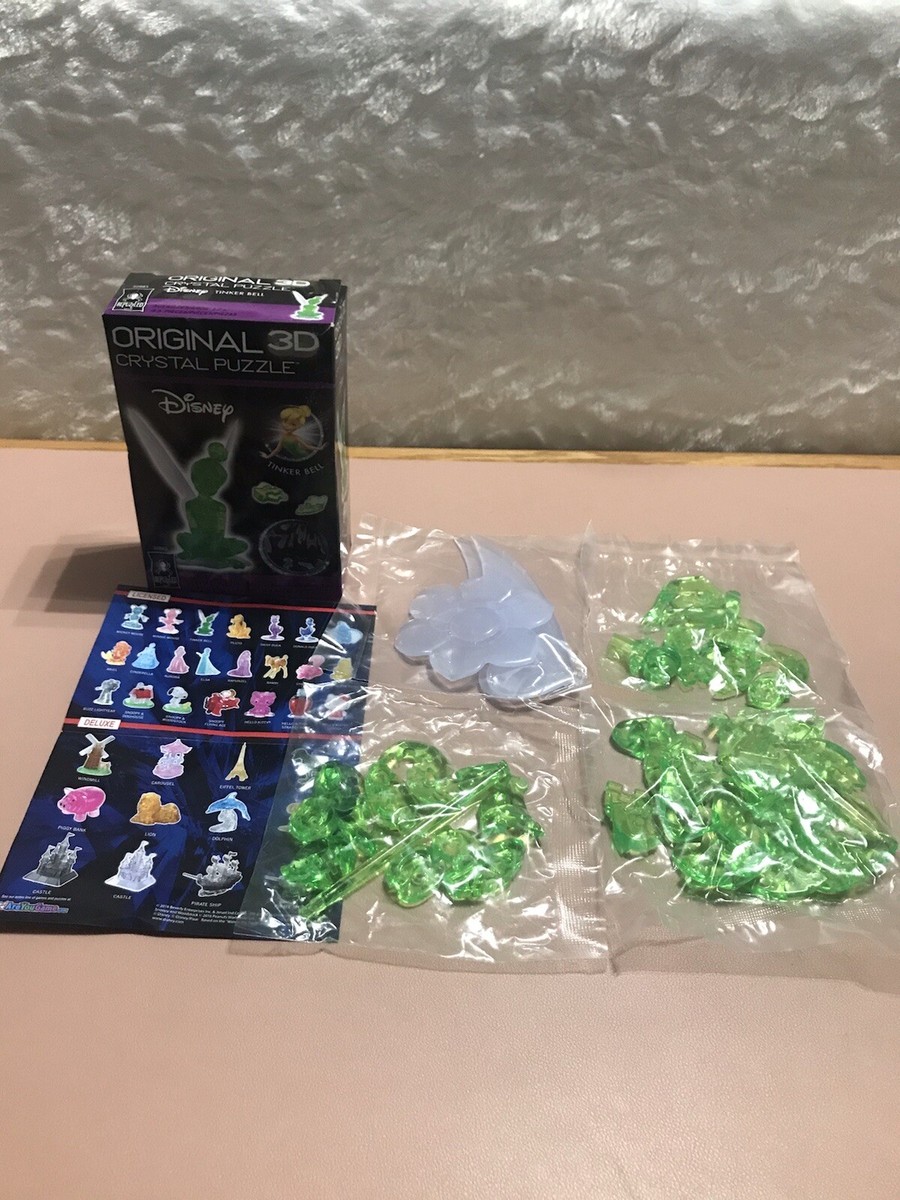 Tinkerbell 3D Puzzle Bepuzzled Disney Tinker Bell Green 3D Crystal
