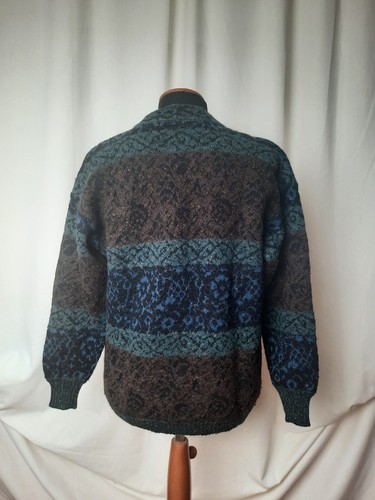 Missoni Uomo vintage 80s 90s wool alpaca abstract pull knitwear - Foto 11 di 11