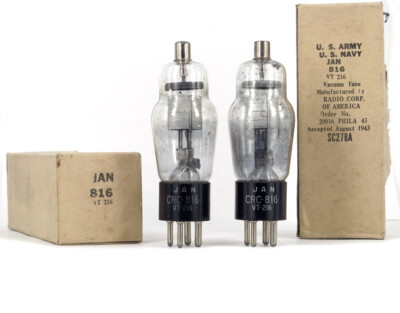 ONE 816/VT-216 RCA NOS Tube Röhre Valvulas Lampe TSF Valvula Valve 진공관 真空管 电子管