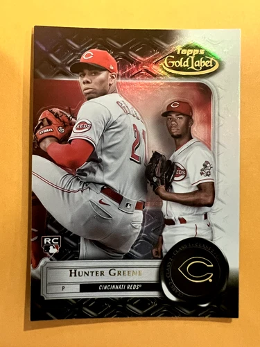 2022 Topps Gold Label Hunter Greene Class 2 #34 Rookie Card RC