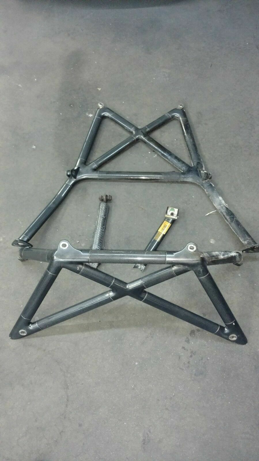 LAMBORGHINI MURCIELAGO ROADSTER CARBON FIBER ENGINE BRACE COVER OEM