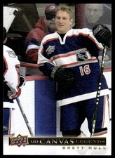 Brett Hull 2020-21 SP Signature Edition Legends UD Canvas #C-87 All Star
