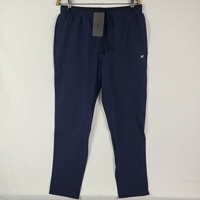 NEW Fabletics Men's The Fundamental Pant Deep Navy Blue Sz L NWT