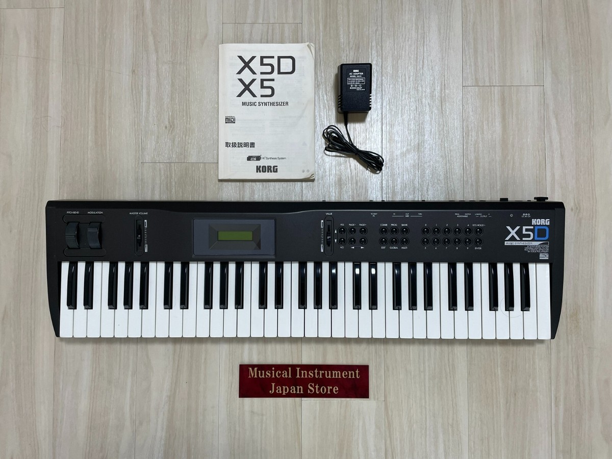 KORG X5D シンセサイザー 専用ケース付き 美品】KORG コルグ X5D シンセサイザー ソフトケース付き - メルカリ