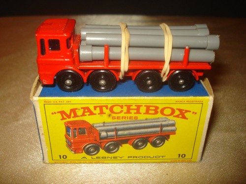 MATCHBOX LESNEY Ancien Pipe Truck en Boîte Originale - Photo 5/5