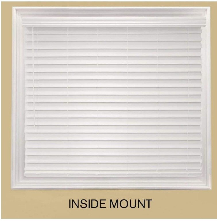 NEW! HOME DECORATORS White Cordless Premium  Blinds-2.5 SLAT