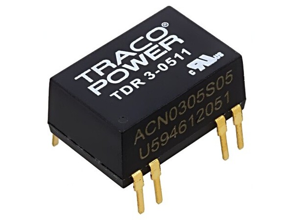 Tdr 3-0511 Wandler: Dc/Dc 3W Ueing: 4,5-9V Uausg: 5VDC Iausg: 600Ma DIP8 Traco P-image