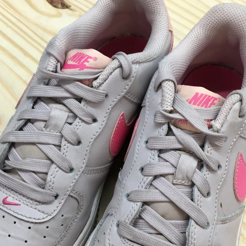 耐克鞋 Youth 5 Air Force 1 休闲运动鞋紫色皮革系带 FV5948-002 — 第 4/4 张图片