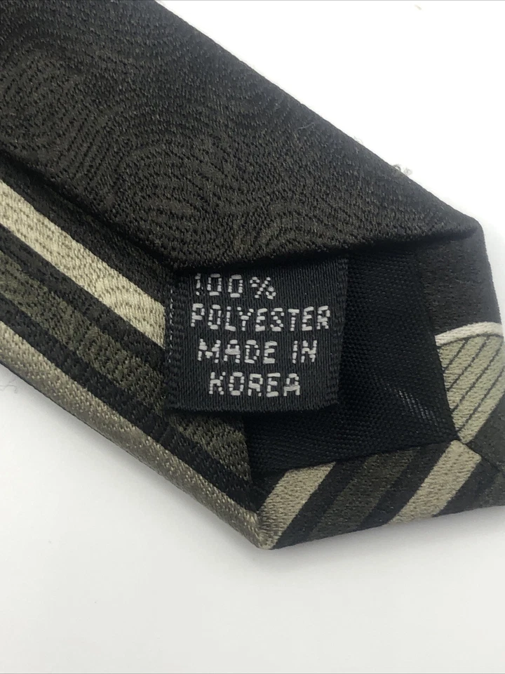 Corbata PIERRE BALMAIN Paris 57"x 4" Geométrica 100% Poliéster Foto 4 de 4