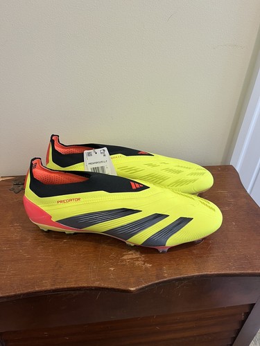 Adidas Predator Elite Laceless FG Men's Football Shoes Soccer IE2366 Size 12.5