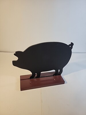 Country Kitchen Pig Shaped Chalkboard Menu Board