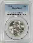1953 S FRANKLIN HALF DOLLAR 50C PCGS CERTIFIED MS 65 MINT STATE UNC (526)