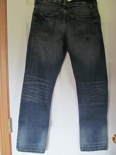 NWT Boy's size 12 Reg. ARIZONA JEAN CO. SKINNY Jeans,Med. Blue, Concert - Picture 4 of 8