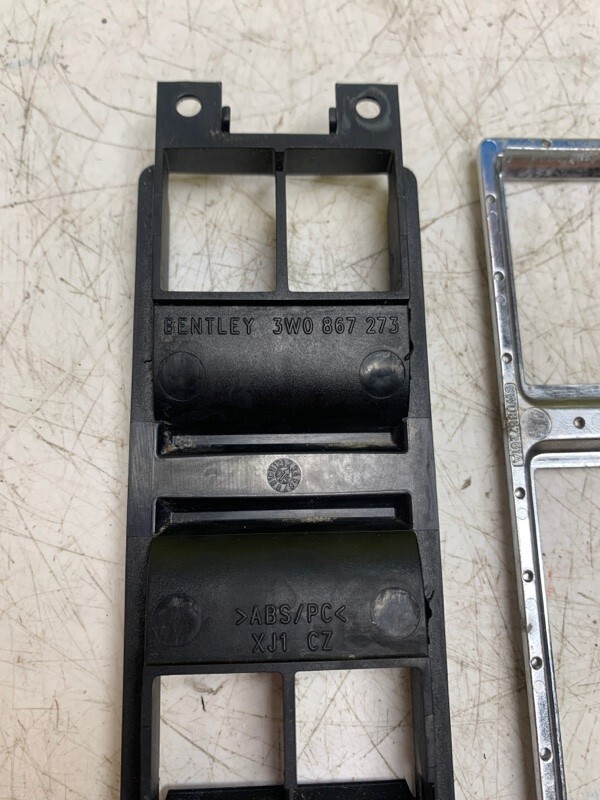 05 06 07 08 Bentley Continental GT Left Drivers Window Switch Trim Bezel OEM