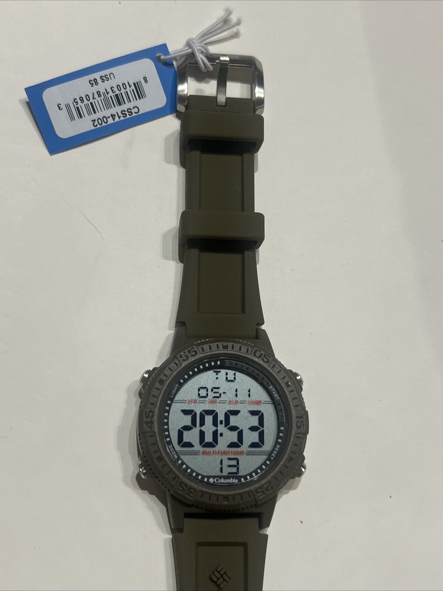 Orologio Quadrante Nero 42 Mm Columbia Quadrante Nero Al Quarzo Viewmont/nylon Nero CSS15 Orologio Per Outfit Casual