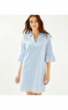 Lilly Pulitzer Ginger Stretch Dress Blue Peri TINT SZ 00 NEW
