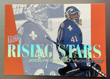1995-96 Fleer Ultra Rising Stars Jocelyn Thibault #8 Quebec Nordiques