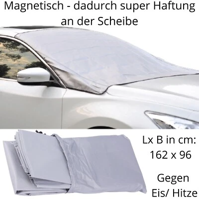 BENSON Auto Scheibenabdeckung magnetisch Frontscheibe Sonne Frost Schnee Winter Schutz