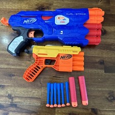 Nerf Lot N-strike Elite DUAL STRIKE Alpha Strike Mega 8 Darts