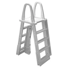 Aqua Select A-Frame Swing Up & Lock Ladder For Above Ground Swimming Pool