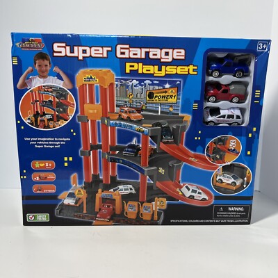 Grab-N-Go Racers Super Ultimate Garage Playset/Emergency Response