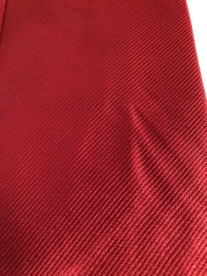 NUEVO SIN ETIQUETAS - Designs By Anthony - Corbata de poliéster roja lisa - 55" X 3" 317 Foto 3 de 4