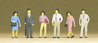 Preiser 10119 H0 Japanerinnen Und Japaner 6 Figuren Neu Ovp ,