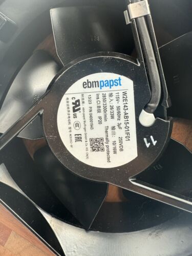 Manitowoc Ice Fan Tubeaxial 115V 040001943 - W2E143-AB15-01 ebmpapst - Picture 2 of 5