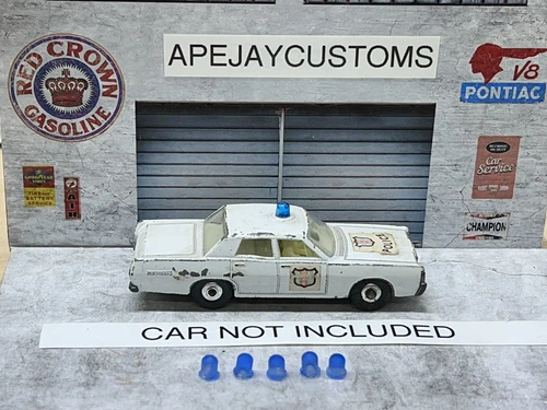 Matchbox Lesney 1968 Mercury No 55D or 73  Police Car (LIGHTS ONLY)