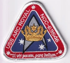 USS Arc Royal patch Star Trek NCC-63546 patch about 2010