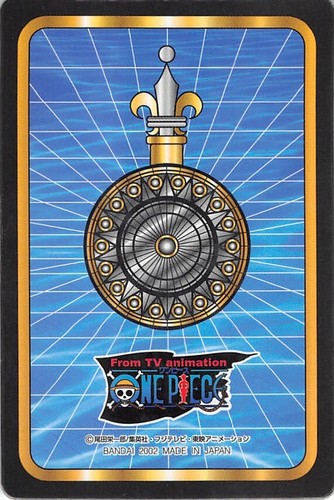 One Piece Trading Card Gumi No.54 Lenticular Sanji / Nefeltari (Nefertari) Vivi - Picture 2 of 2