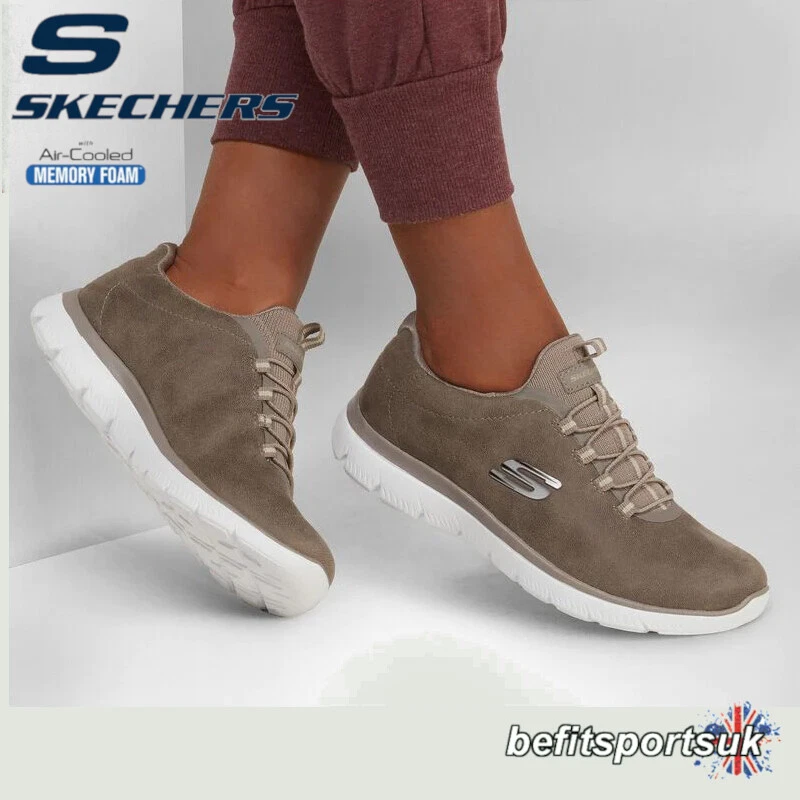 Skechers memory sales foam womens brown