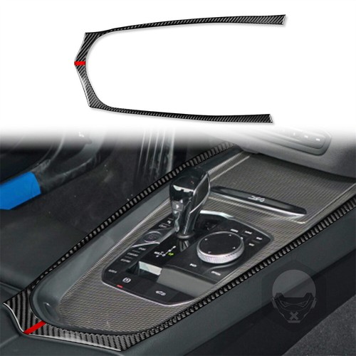 For BMW Z4 G28 2019-22 Central Control Gear Shift Panel Cover Trim Carbon Fiber - Picture 12 of 12