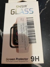 SNSIR Screen Protector 38MM for Apple Watch Series 3/2/1 2-Pack tempered Glass