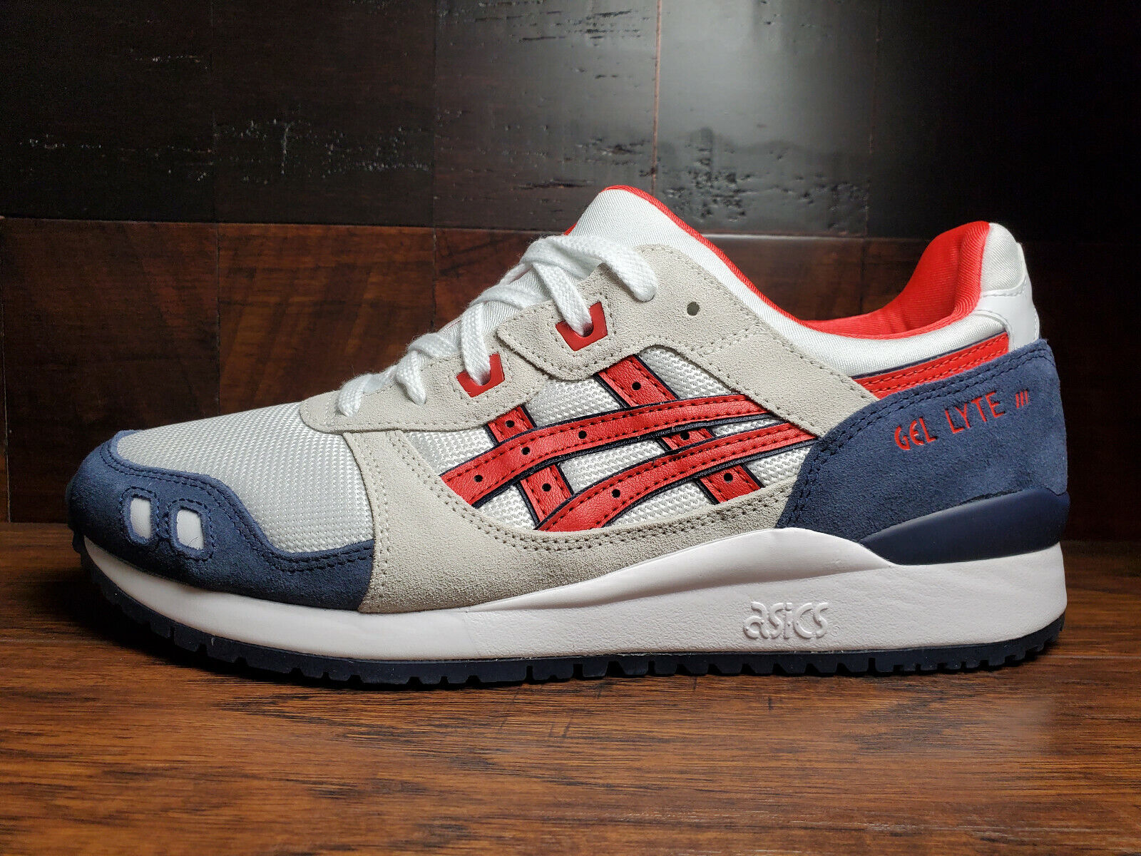 Asics Gel Lyte 3 III OG USA / Red / Blue) 1203A114-101 Mens 8-13