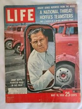 VINTAGE LIFE MAGAZINE MAY 18, 1959 JIMMY HOFFA